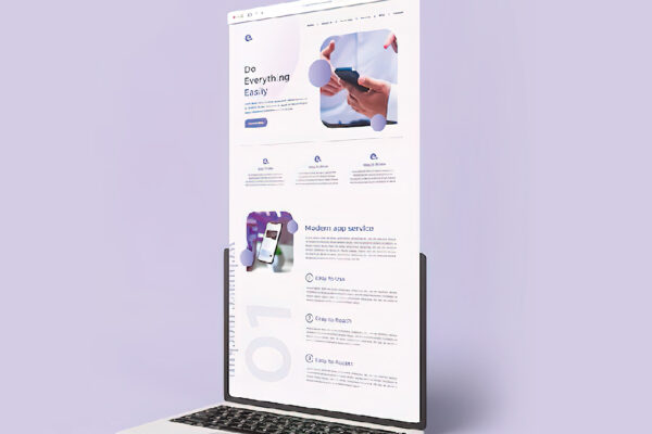 landing page